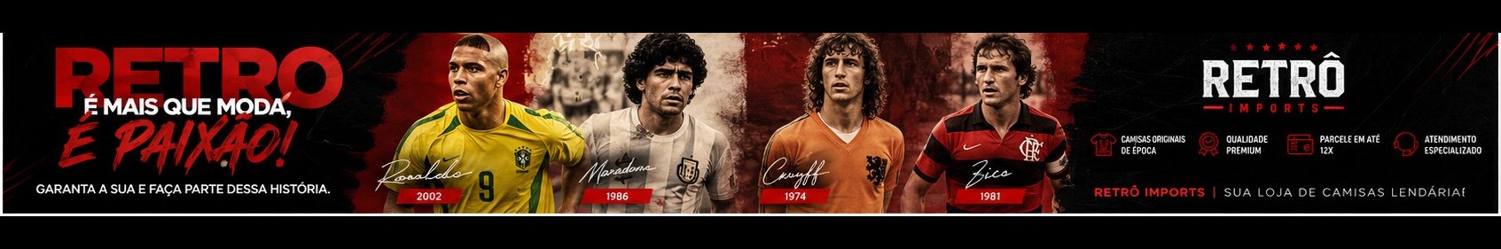 Retrô é mais que moda, é paixão — Ronaldo, Maradona, Cruyff, Zico